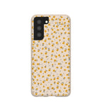 Seashell Little Yellow Flowers Samsung Galaxy S21 Case