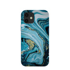 Powder Blue Marble iPhone 12/ iPhone 12 Pro Case