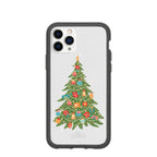 Clear Merry and Bright iPhone 11 Pro Case With Black Ridge