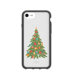 Clear Merry and Bright iPhone 6/6s/7/8/SE Case With Black Ridge