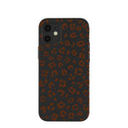 Black Midnight Leopard iPhone 12 Mini Case