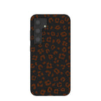 Black Midnight Leopard Samsung Galaxy S24 Case