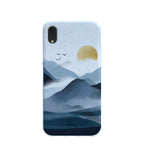 Powder Blue Misty Mountains iPhone XR Case