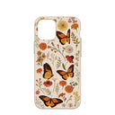 Coque iPhone 12 Mini motif papillon monarque coquillage