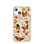 Seashell Monarch Butterfly iPhone 13 Mini Case