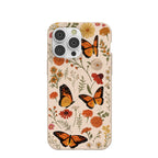 Seashell Monarch Butterfly iPhone 14 Pro Max Case