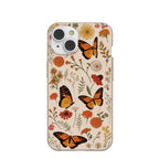 Seashell Monarch Butterfly iPhone 14 Case