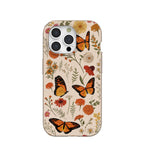 Seashell Monarch Butterfly iPhone 15 Pro Case