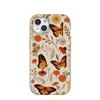 Seashell Monarch Butterfly iPhone 15 Case
