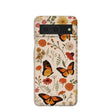Coque Google Pixel 8 motif papillon monarque coquillage