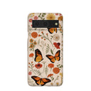 Coque Google Pixel 8 motif papillon monarque coquillage