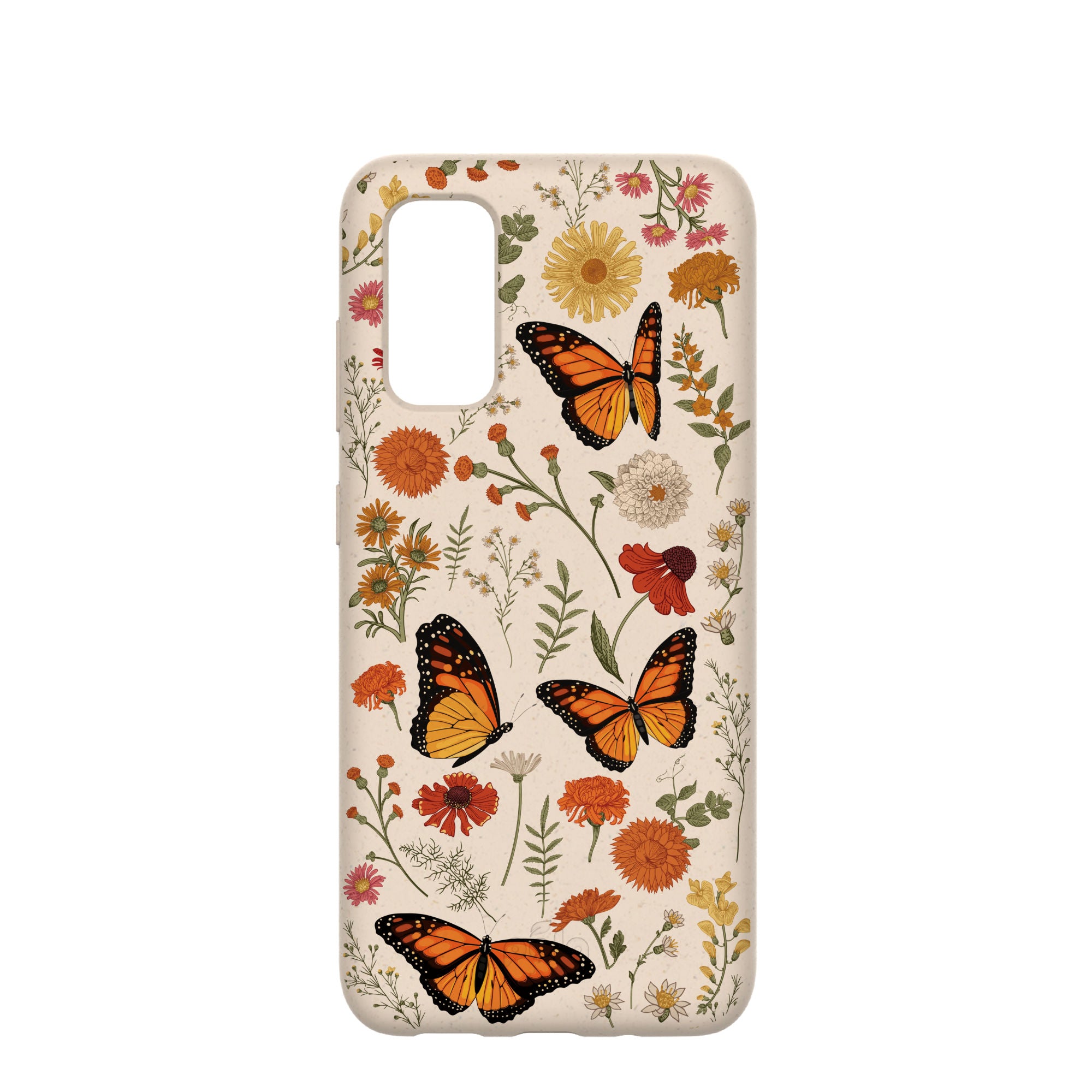 Seashell Monarch Butterfly Samsung Galaxy S20 Case Pela Case