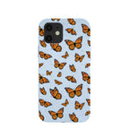 Powder Blue Monarchs in flight iPhone 12/ iPhone 12 Pro Case