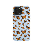 Powder Blue Monarchs in flight iPhone 13 Pro Max Case