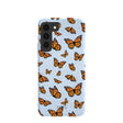 Powder Blue Monarchs in flight Samsung Galaxy S22 Case