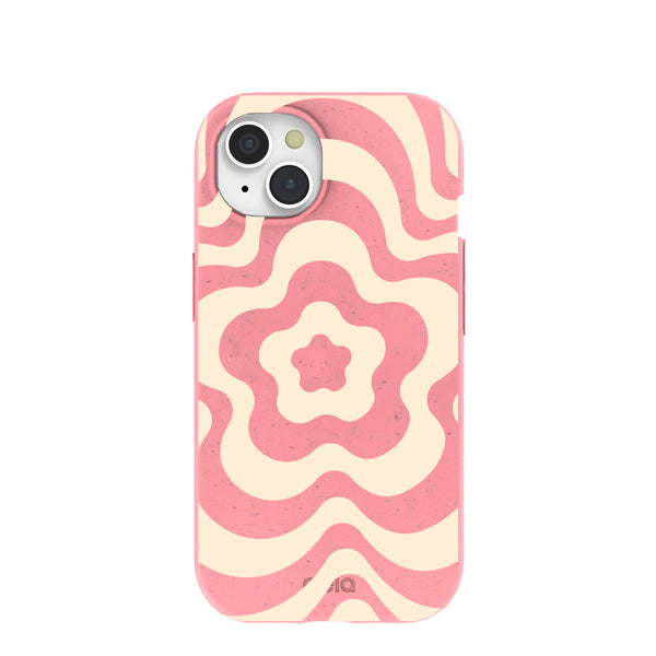Bubblegum Pink Morning Flower iPhone 15 Case – Pela Case