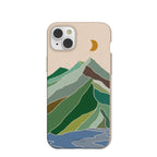Seashell Mountain Sketch iPhone 14 Plus Case