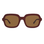 Montenegro Squares Sunglasses in Maroon
