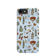 Powder Blue Nature walks iPhone 6/6s/7/8/SE Case