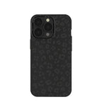 Black Night Leopard iPhone 13 Pro Case