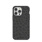 Black Night Leopard iPhone 14 Pro Max Case