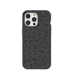 Black Night Leopard iPhone 15 Pro Max Case