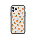 Clear Oranges iPhone 11 Pro Case With Black Ridge