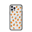 Coque Clear Oranges pour iPhone 12 Pro Max avec bord noir