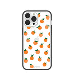 Clear Oranges iPhone 13 Pro Max Case With Black Ridge
