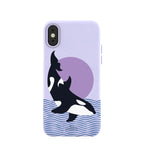 Lavender Orca iPhone X Case