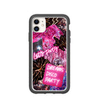 Clear Party Time iPhone 11 Case With Black Ridge