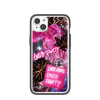Clear Party Time iPhone 14 Plus Case With Black Ridge