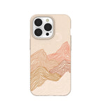 Seashell Pink Peaks iPhone 13 Pro Case