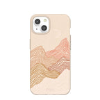 Seashell Pink Peaks iPhone 13 Case