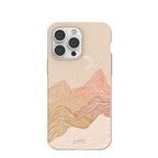 Seashell Pink Peaks iPhone 14 Pro Max Case