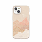 Seashell Pink Peaks iPhone 14 Case