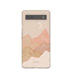 Seashell Pink Peaks Google Pixel 6a Case
