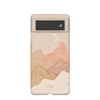Seashell Pink Peaks Google Pixel 6 Case