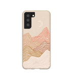 Seashell Pink Peaks Samsung Galaxy S21 Case