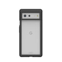Clear Google Pixel 6 Case with Black Ridge