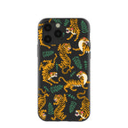 Black Playful Tigers iPhone 11 Pro Case
