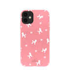 Bubblegum Pink Poodle and Bows iPhone 11 Case