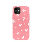 Bubblegum Pink Poodle and Bows iPhone 12/ iPhone 12 Pro Case