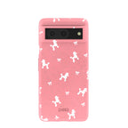Bubblegum Pink Poodle and Bows Google Pixel 8 Case