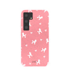 Bubblegum Pink Poodle and Bows Samsung Galaxy S24 Case