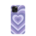 Lavender Power Hearts iPhone 12 Pro Max Case