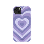 Lavender Power Hearts iPhone 13 Case