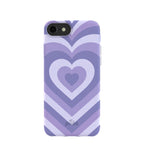 Lavender Power Hearts iPhone 6/6s/7/8/SE Case