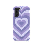 Lavender Power Hearts Samsung Galaxy S21 Case