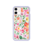 Clear Prairie Florals iPhone 12 Mini Case With Lavender Ridge